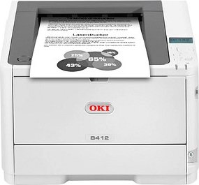 Thumbnail - OKI B412dn Laserdrucker grau