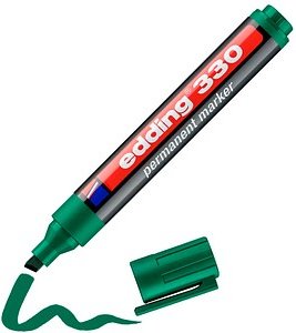 edding 330 Permanentmarker grün 1,0 - 5,0 mm, 10 St.