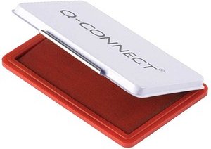 Q-CONNECT Stempelkissen rot 9,0 x 5,5 cm
