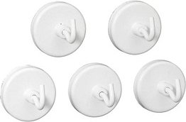 Thumbnail - MAUL Magnete weiß, Metall Ø 3,6 x 3,7 cm, 5 St.