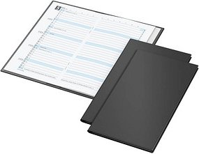 geiger notes Taschenkalender Monatsplaner Mars Juni 2025 bis Juni 2027 schwarz, 3 St.