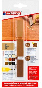 Thumbnail - edding 8902 Wachs 4-8902-1-4603 Parkett- & Laminat-Reparaturset 3 mischbare Farbtöne