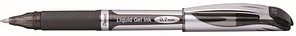 Pentel EnerGel BL75 Gelschreiber silber/schwarz 0,35 mm, Schreibfarbe: schwarz, 1 St.