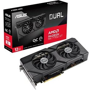 ASUS Dual-RX 7700 XT OC Grafikkarte 12 GDDR6 192 Bit