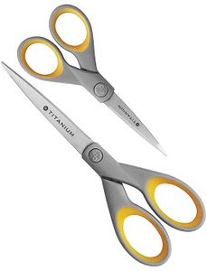 WESTCOTT Papierscheren-Set TITANIUM Nitride, 2 St.