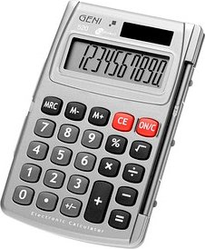 GENIE 520 Taschenrechner silber