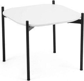 Thumbnail - meet powered by PAPERFLOW meet Beistelltisch quadratisch MDF-Platte weiß 50,0 x 50,0 x 40,0 cm, 1 St.