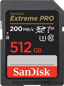 SanDisk Speicherkarte SDXC-Card Extreme PRO, 512 GB, 1 St.