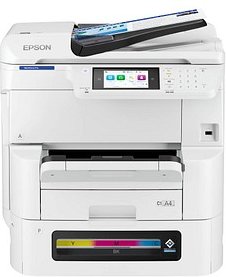 EPSON WorkForce Pro EM-C8100RDWF BAM 4 in 1 Tintenstrahl-Multifunktionsdrucker grau