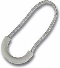 SÖHNGEN Reißverschluss-Anhänger grau