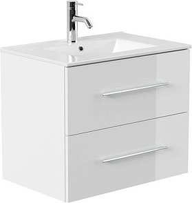 Thumbnail - POSSEIK Waschbecken mit Unterschrank HOMELINE 70 weiß glanz 71,0 x 46,5 x 53,8 cm
