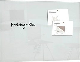 SIGEL Glas-Magnettafel artverum® 120,0 x 90,0 cm weiß