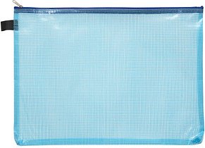 FolderSys Reißverschlussbeutel blau 0,15 mm, 10 St.
