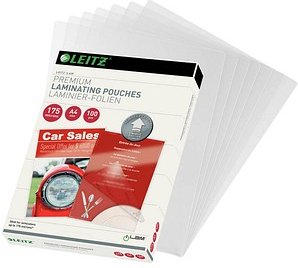 Thumbnail - LEITZ UDT Laminierfolien glänzend für A4 175 micron, 100 St.