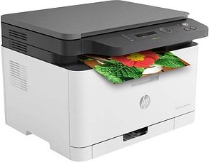 HP Color Laser MFP 178nwg 3 in 1 Farblaser-Multifunktionsdrucker grau