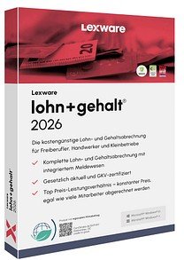 LEXWARE Lohn+Gehalt 2026 Software Vollversion (PKC)