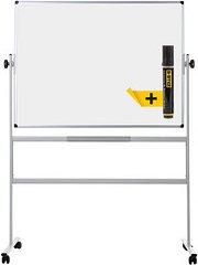 Bi-Office mobiles Whiteboard MAYA 150,0 x 120,0 cm weiß lackierter Stahl