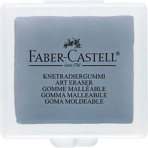 FABER-CASTELL Knetgummi ART ERASER grau, 1 St.