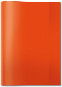 HERMA Heftumschlag transparent rot Kunststoff DIN A4