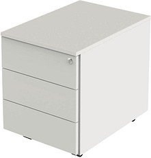 Kerkmann Rollcontainer weiß 3 Auszüge 42,0 x 60,0 x 54,0 cm