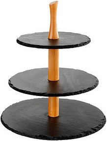 APS Etagere braun, schwarz 34,0 cm