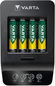 VARTA LCD SMART CHARGER+ Akku-Ladegerät inkl. Akkus