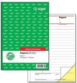 SIGEL Rapport Formularbuch SD025, 1 St.
