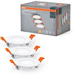 OSRAM Downlight Slim LED-Einbaustrahler-Set weiß 4,5 W