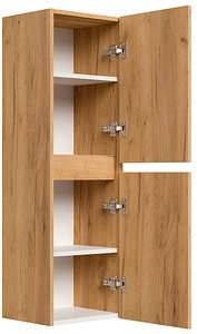 POSSEIK Bad-Hängeschrank LIMES 112 eiche gold 35,2 x 30,1 x 112,2 cm