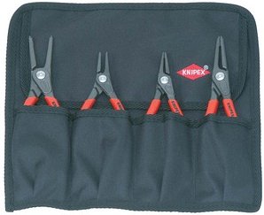 KNIPEX Sicherungsringzangen-Set Präzisions 00 19 57, 4-tlg., 1 Set