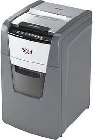 Thumbnail - Rexel AutoFeed+ 130M Aktenvernichter mit Partikelschnitt P-5, 2 x 15 mm, bis 130 Blatt, schwarz