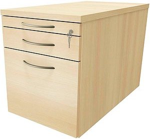 Thumbnail - fm Sidney Rollcontainer königsahorn 3 Auszüge 43,4 x 80,0 x 54,0 cm
