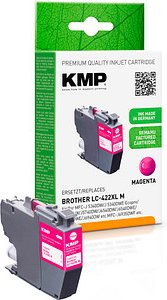 KMP magenta Druckerpatrone kompatibel zu brother LC-422XLM