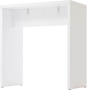 HAMMERBACHER Stehtisch Meeting Point MP 104 weiß rechteckig, Wangen-Gestell weiß, 104,0 x 50,0 x 108,3 cm