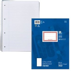 Thumbnail - Ursus Collegeblock OE liniert DIN A4 Innenrand, 1 Block