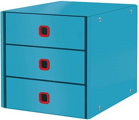 Thumbnail - AKTION: LEITZ Schubladenbox Click & Store Cosy blau 53680061, DIN A4 mit 3 Schubladen mit Prämie nach Registrierung