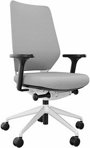 fm Bürostuhl Asiento, 4260761570914 Stoff grau, Gestell grau