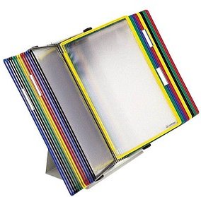 Thumbnail - tarifold Sichttafelsystem 434409 DIN A4 farbsortiert mit 40 St. Sichttafeln, 1 St.