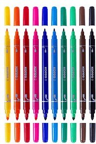 Kores® Korello Filzstifte farbsortiert, 10 St.