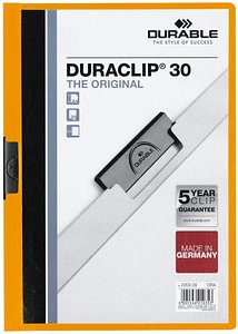 Thumbnail - DURABLE Klemmhefter DURACLIP orange, 25 St.