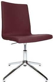 Topstar Besucherstuhl Cube EA290 L57 bordeaux Stoff, 1 St.
