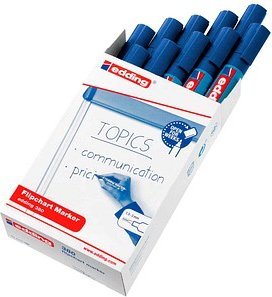 edding 380 Flipchart-Marker blau 1,5 - 3,0 mm, 10 St.