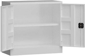 ClassiX Metallschrank X-530307 signalweiß 80,0 x 38,0 x 75,0 cm, aufgebaut, 1 St.