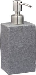 relaxdays Seifenspender 10031054_111 grau Polyresin 200,0 ml