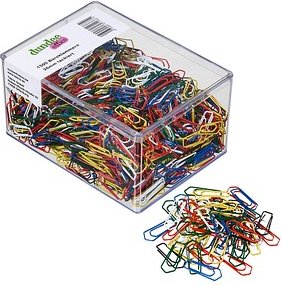 dundee Büroklammern farbsortiert lackiert, 1.500 St.