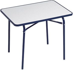 BEST Kinder-Campingtisch blau, weiß rechteckig 60,0 x 40,0 x 49,0 cm