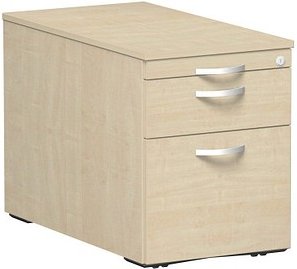 geramöbel Flex Rollcontainer ahorn 3 Auszüge 43,8 x 80,0 x 56,5 cm