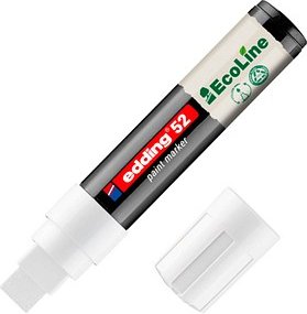 Thumbnail - edding 52 EcoLine Lackmarker weiß 4,0 - 15,0 mm, 1 St.