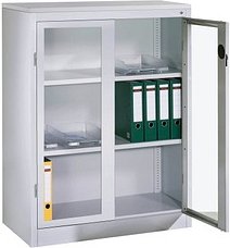 CP Metallschrank 8531-055 S10179 lichtgrau, Acrylglas 120,0 x 50,0 x 120,0 cm, aufgebaut, 1 St.