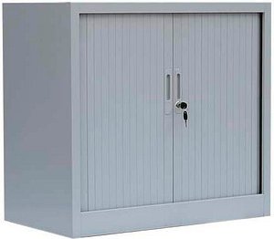 LÜLLMANN Schiebetürenschrank, 555080 lichtgrau 1 Fachboden 80,0 x 45,7 x 75,0 cm